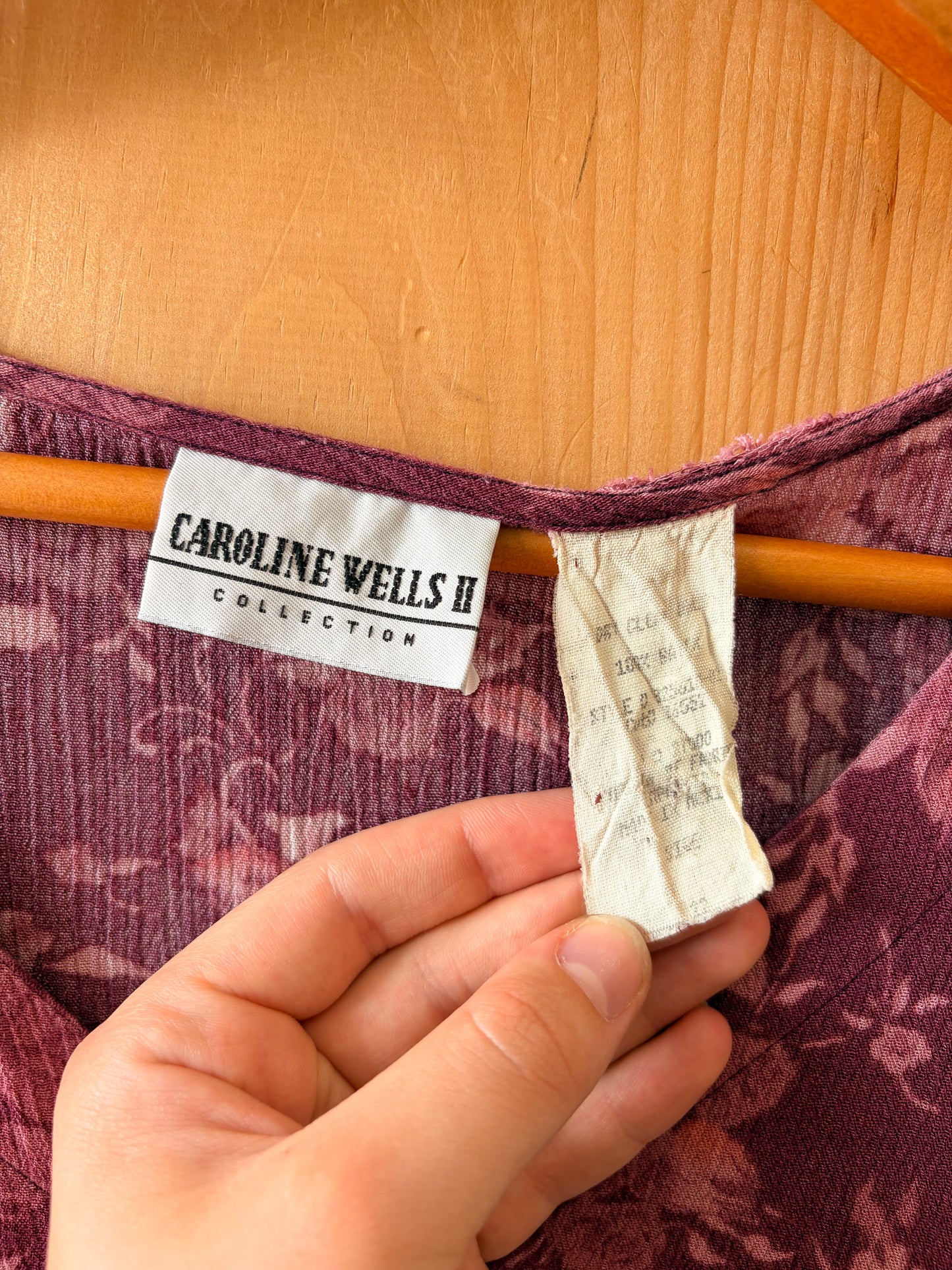 Vtg Purple Babydoll Dress : 22