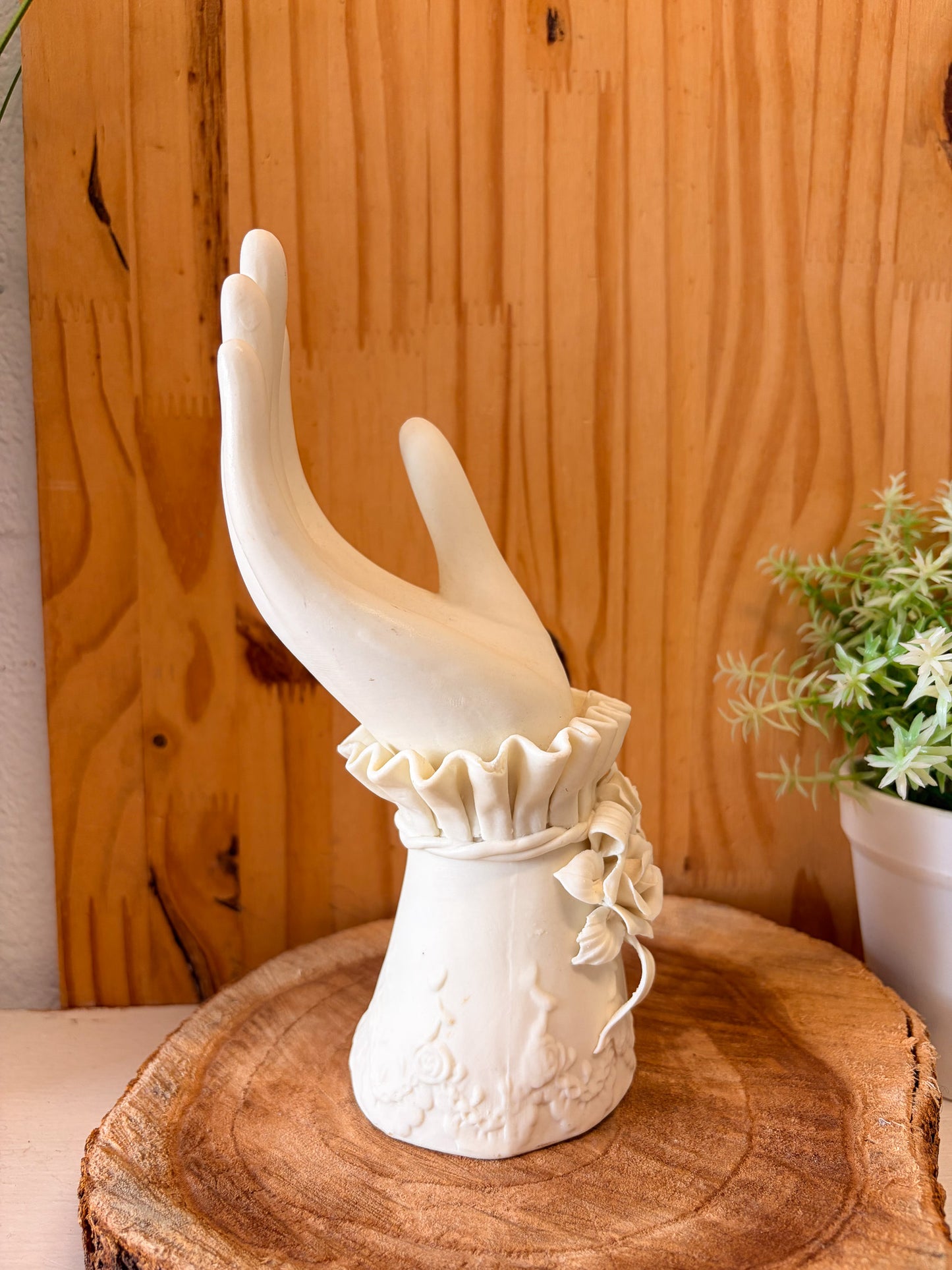 Vtg Victorian Style Bisque Porcelain Hand (Local Pick Up Only)