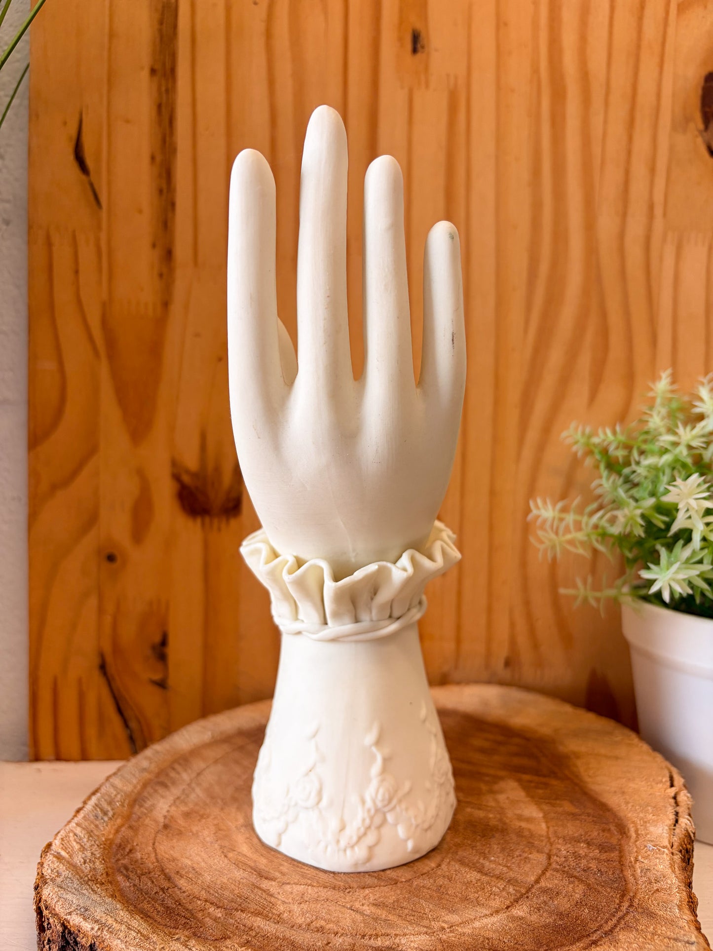 Vtg Victorian Style Bisque Porcelain Hand (Local Pick Up Only)