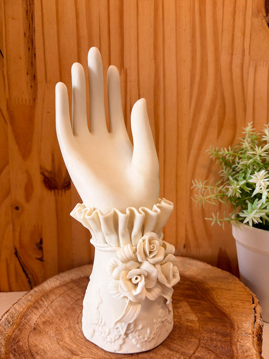 Vtg Victorian Style Bisque Porcelain Hand (Local Pick Up Only)