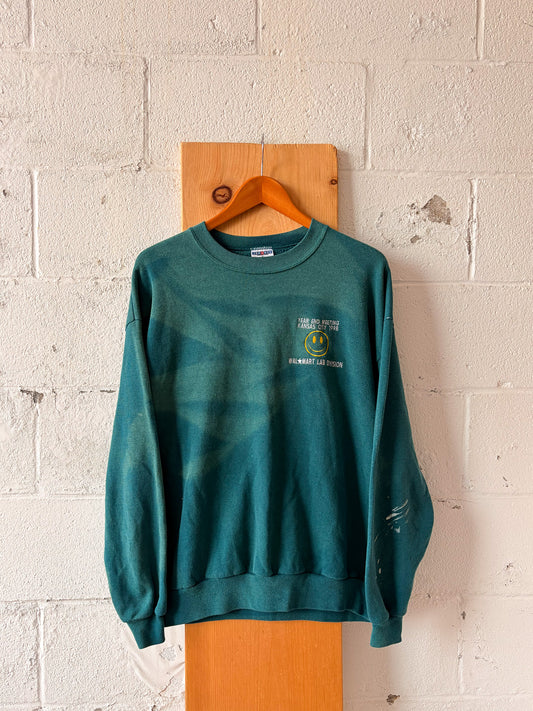 Vtg Distressed Walmart Crew : XL