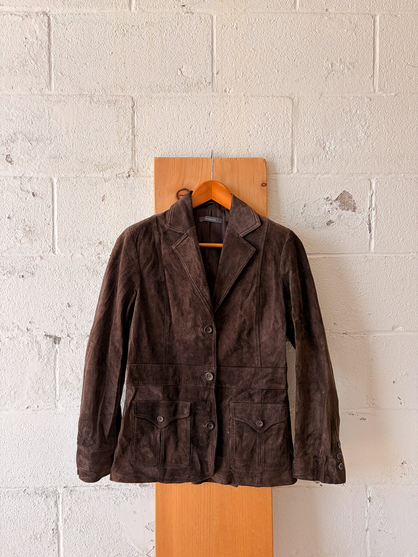 Dark Brown Suede Jacket : S