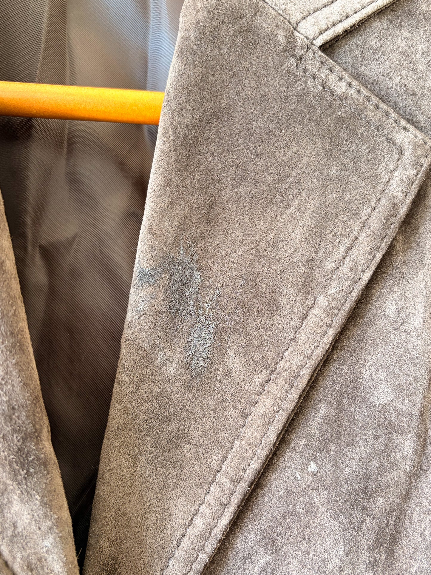 Dark Brown Suede Jacket : S