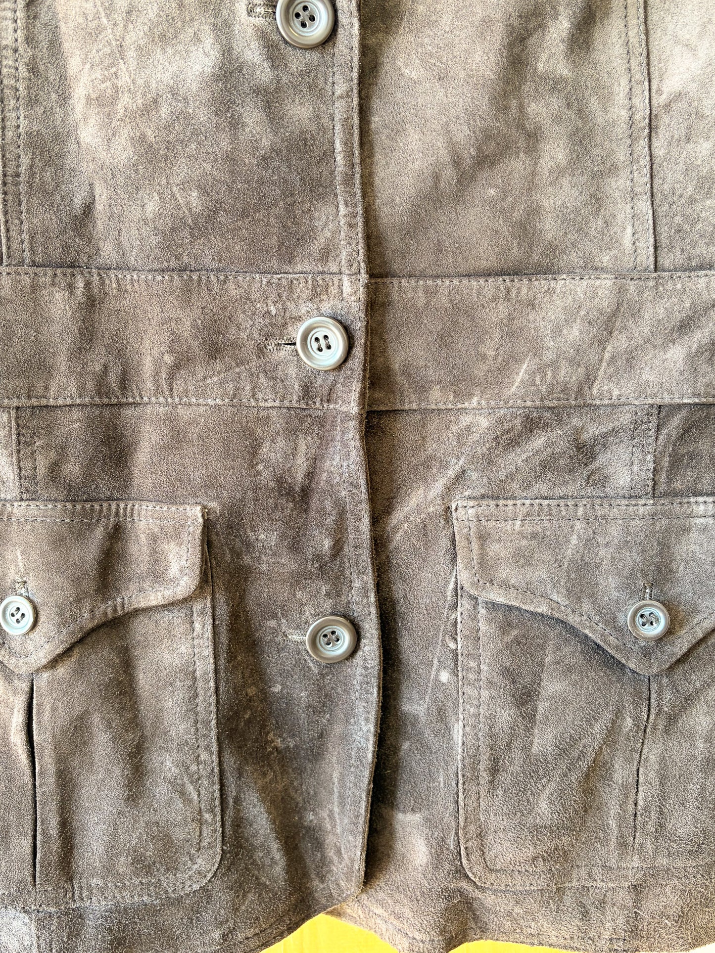 Dark Brown Suede Jacket : S