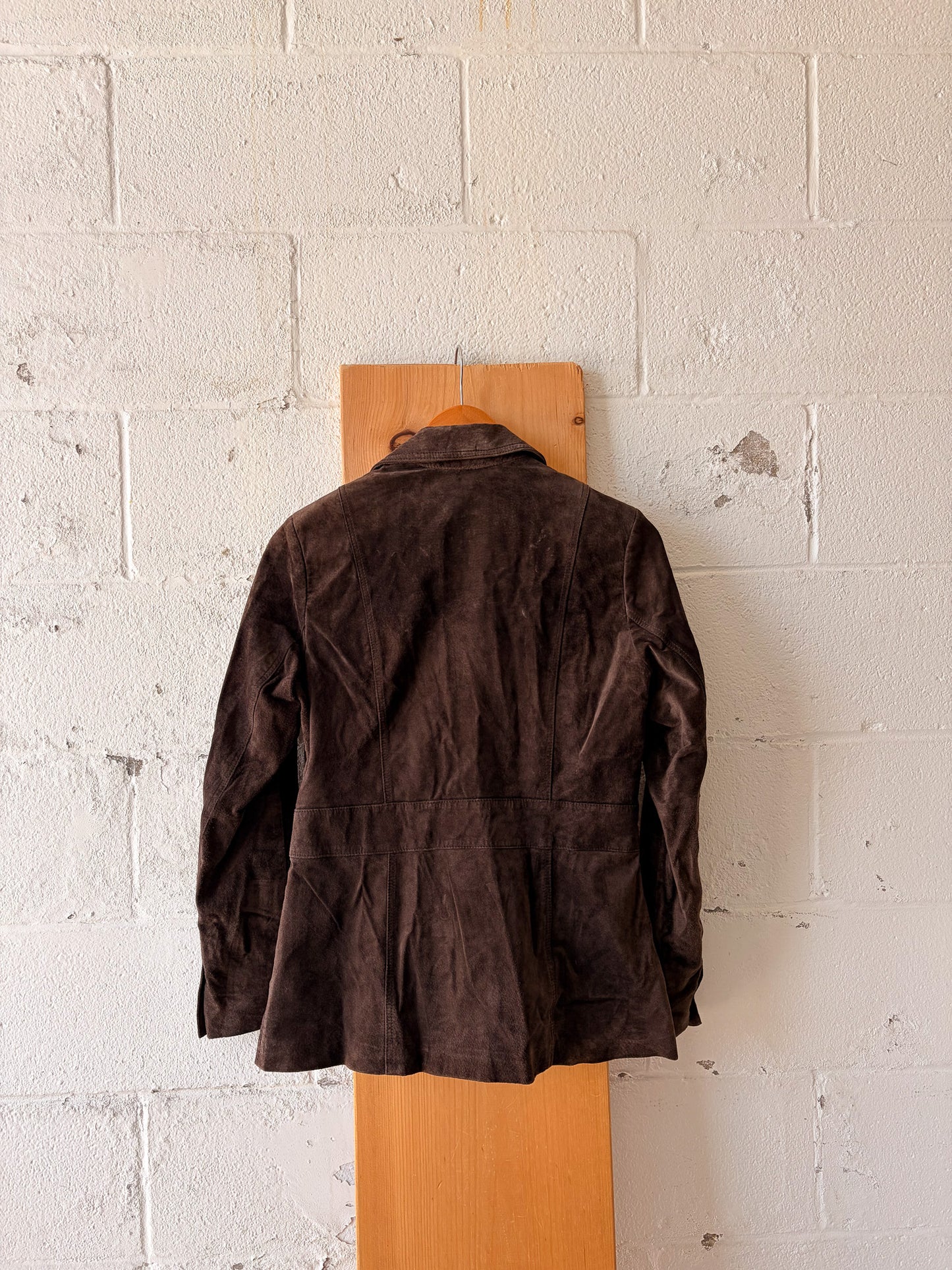Dark Brown Suede Jacket : S