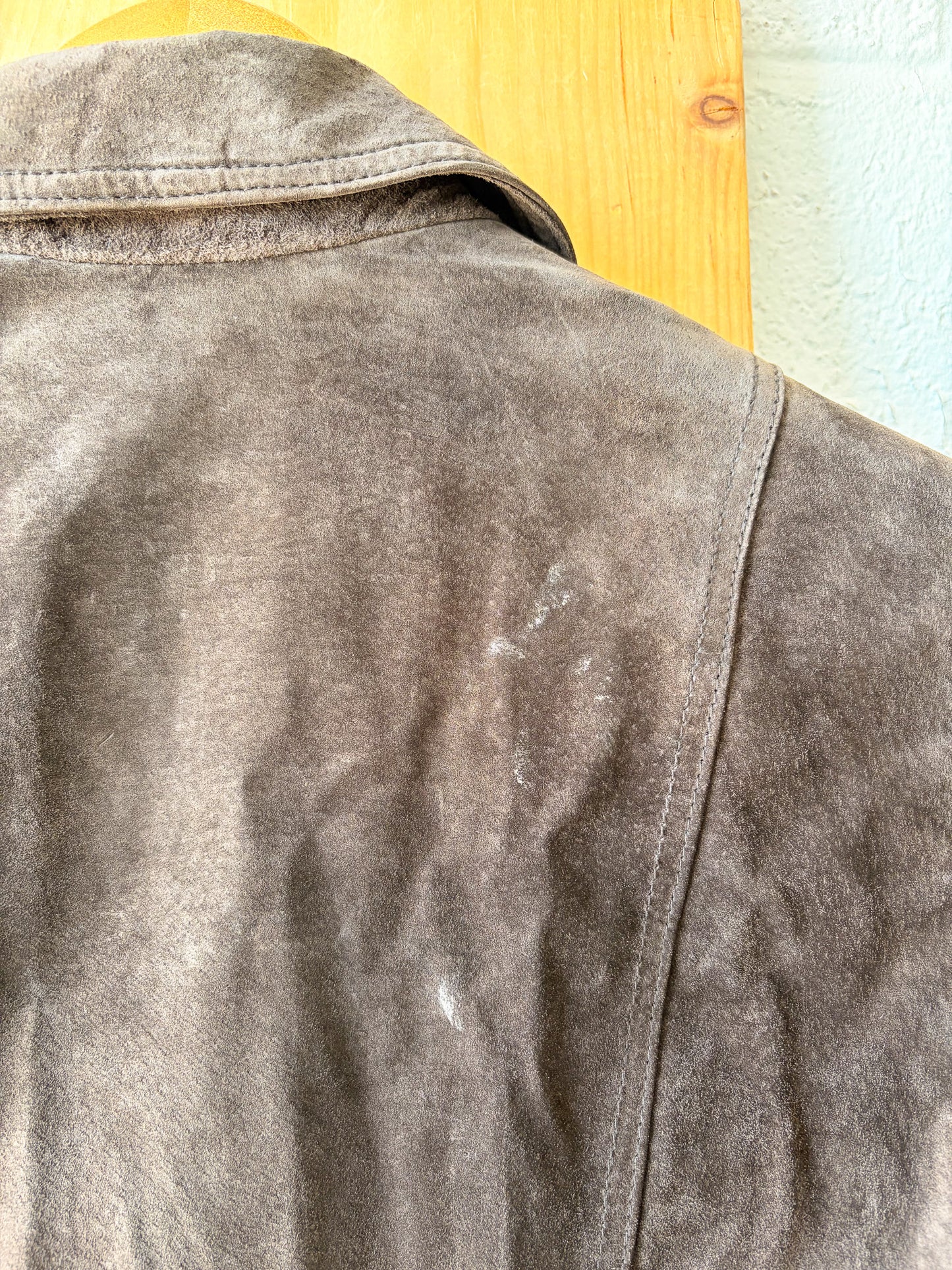 Dark Brown Suede Jacket : S