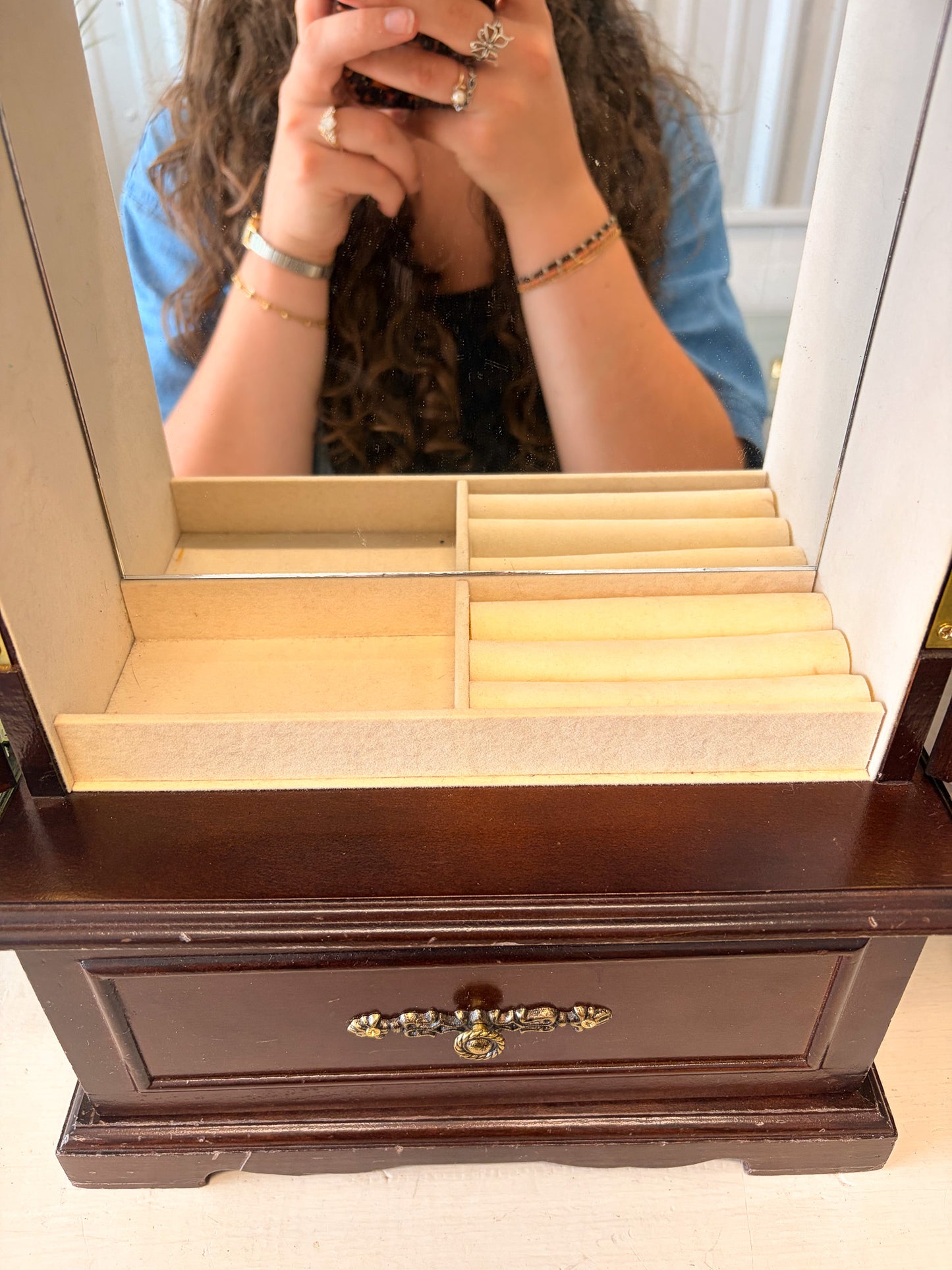 Wooden Jewelry Armoire (Local Pick Up Only)