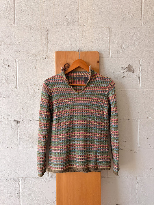 Pastel V Neck Sweater : M