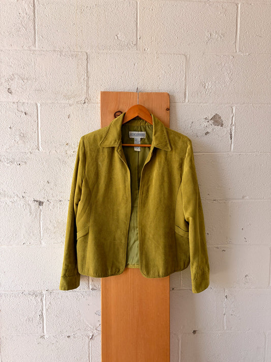 Vtg Soft Green Blazer : 16
