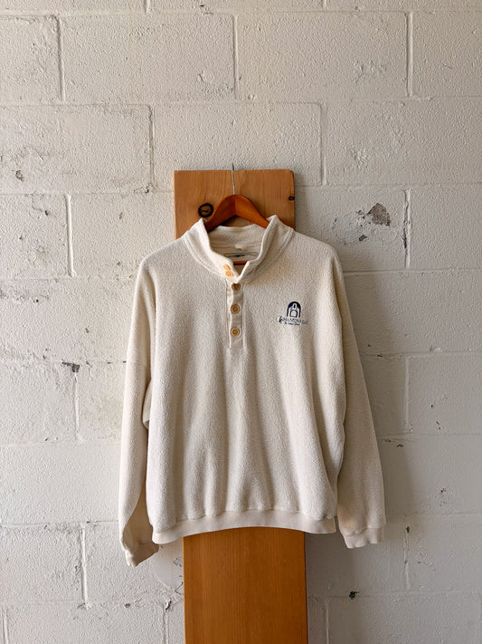 Vtg Fleece Santa Cruz Pullover : L/XL