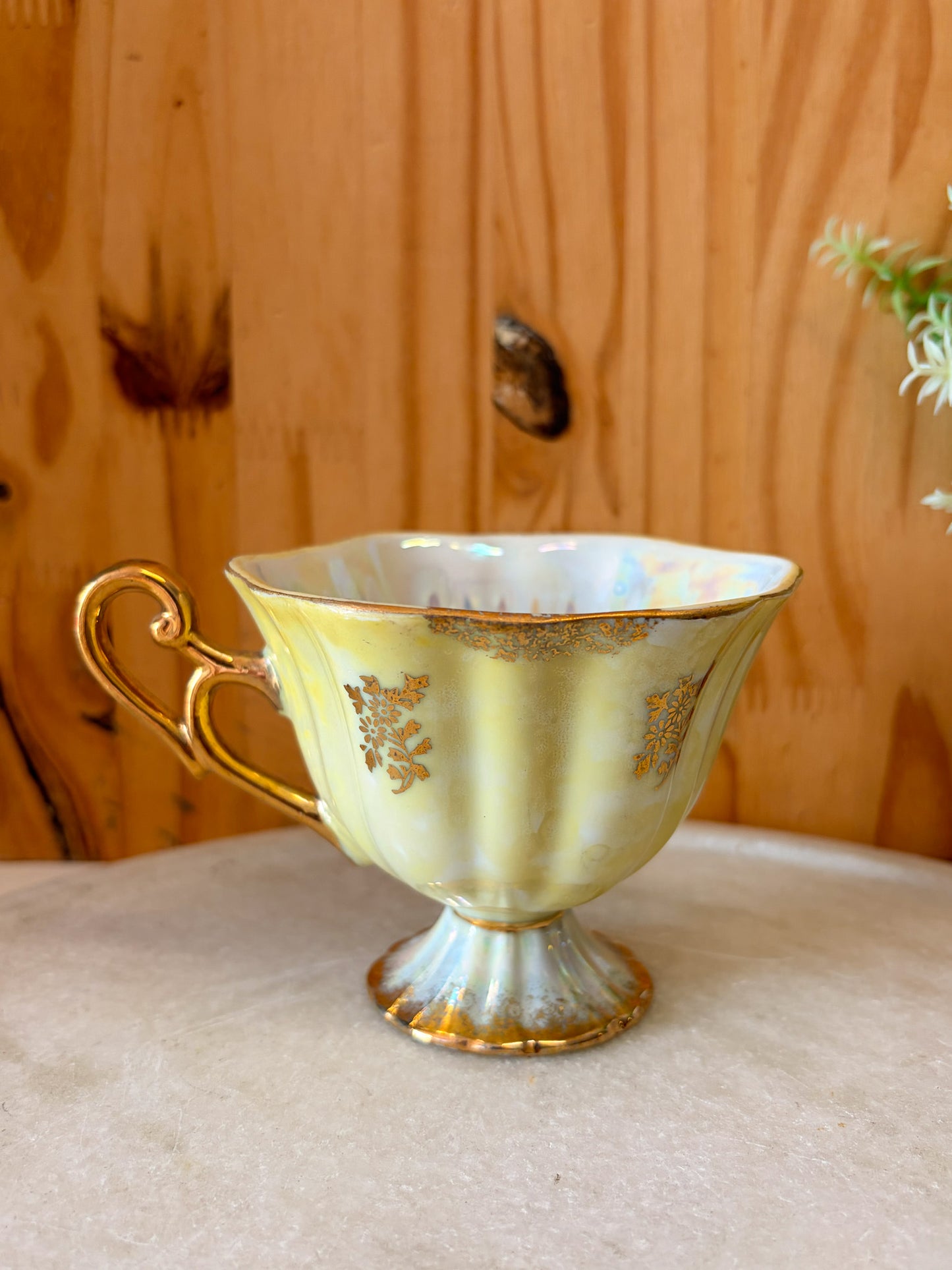 Vtg Floral Teacup