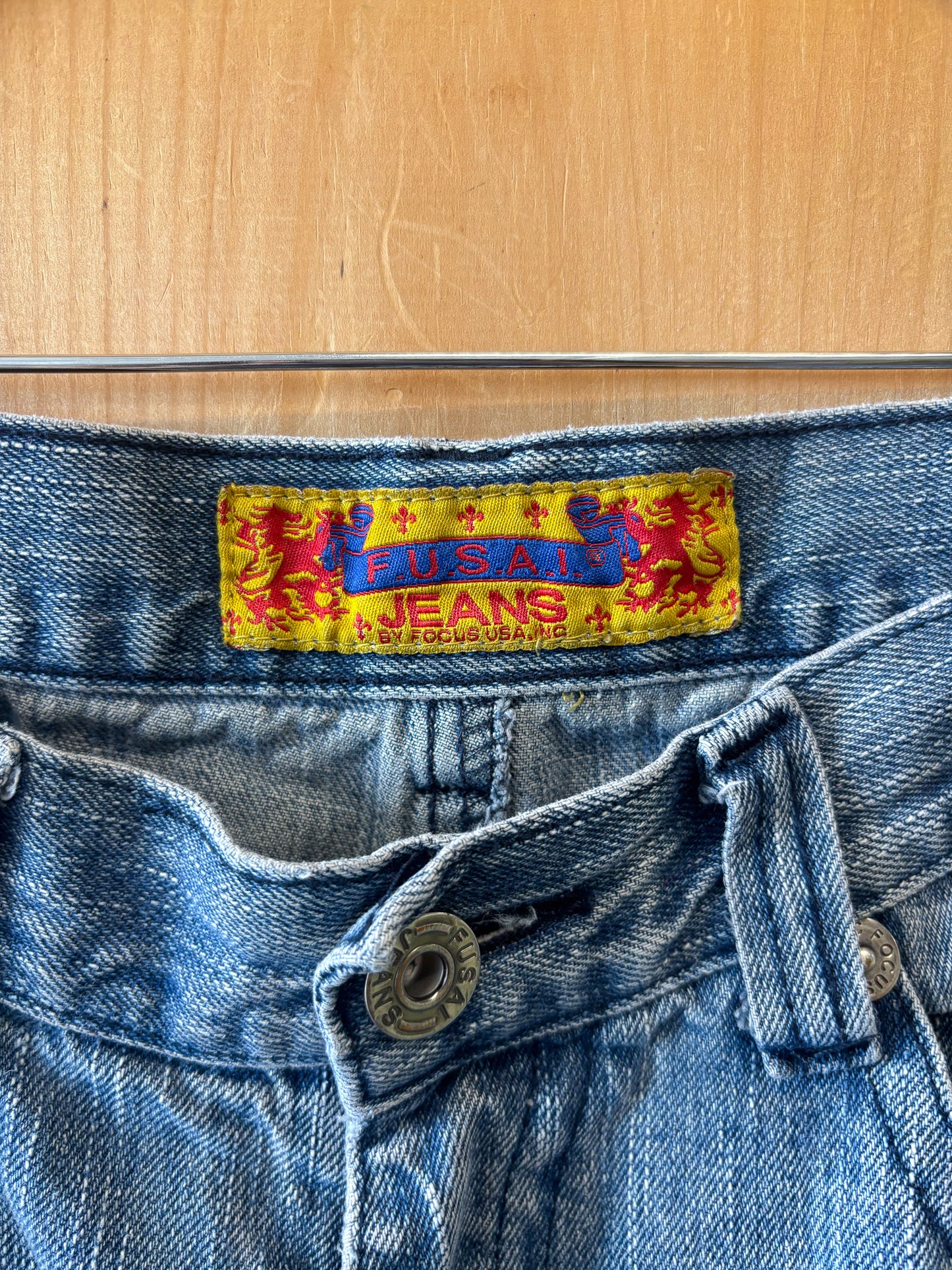 Fusai Y2K Jeans: 32"W
