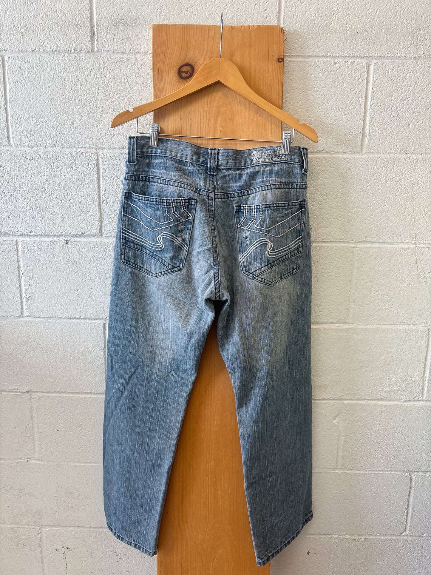 Fusai Y2K Jeans: 32"W