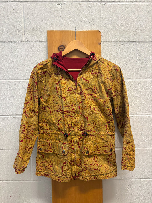 Reversible Red & Paisley Jacket : S