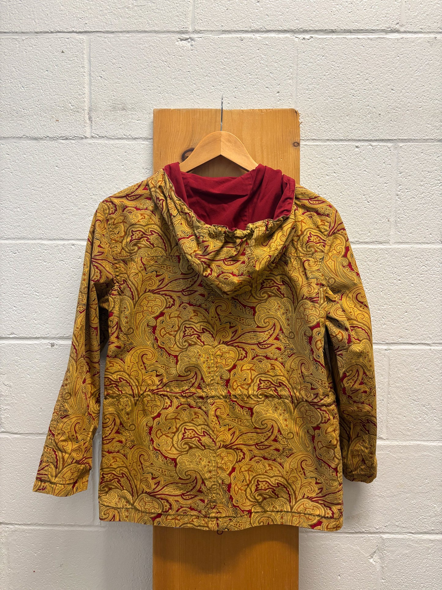 Reversible Red & Paisley Jacket : S