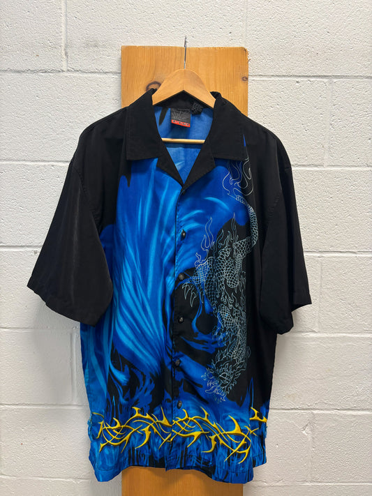 Dragon Button Up : XXL