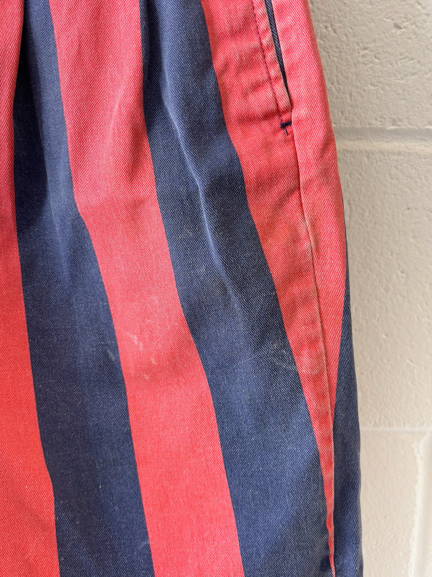 Vtg Duck Head Striped Shorts : 27” W