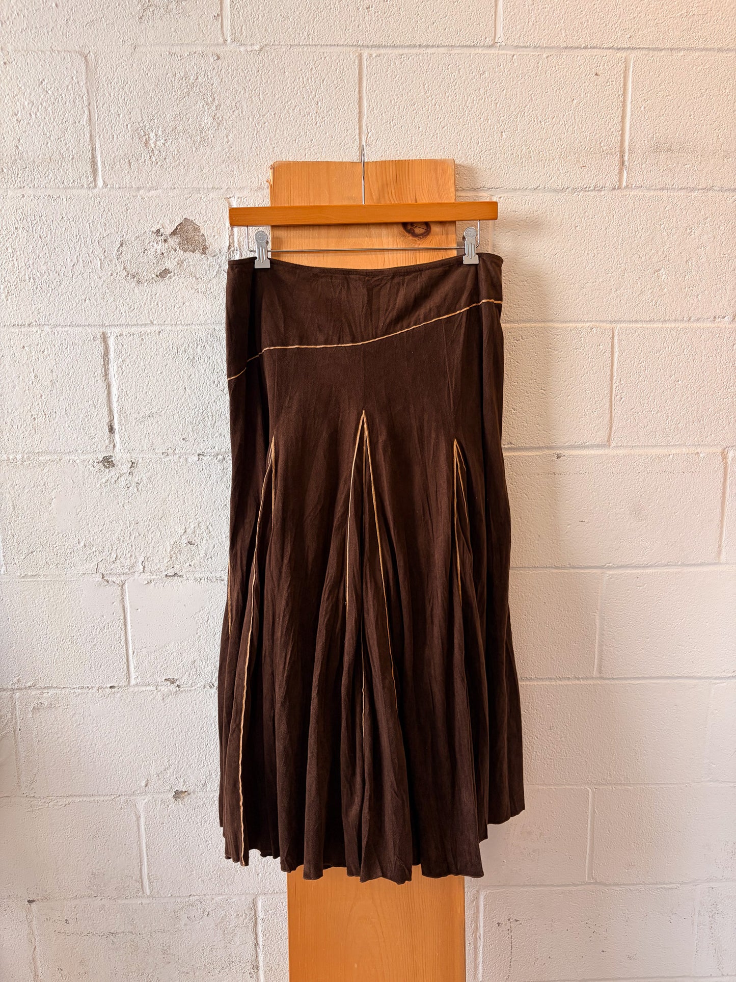 Long Brown Tribal Skirt : 12