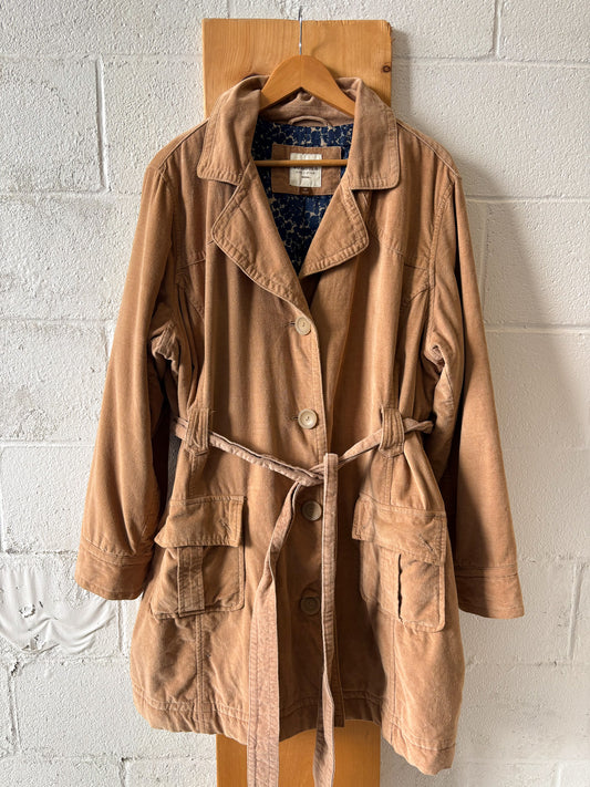 Corduroy Trench Coat : 2X