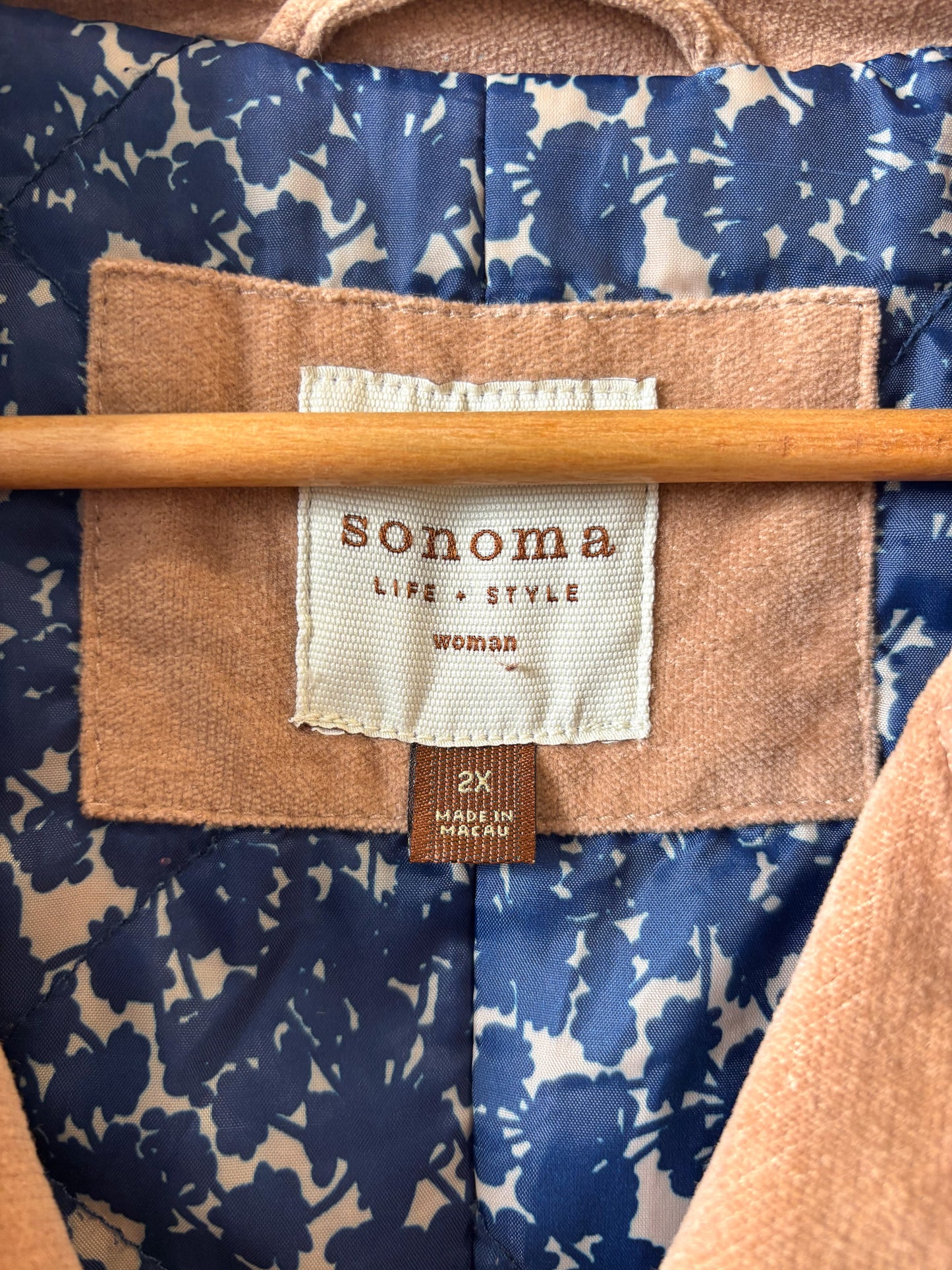 Corduroy Trench Coat : 2X