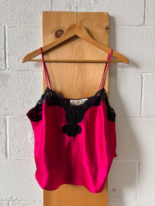 Vtg Victoria's Secret Satin Top : L