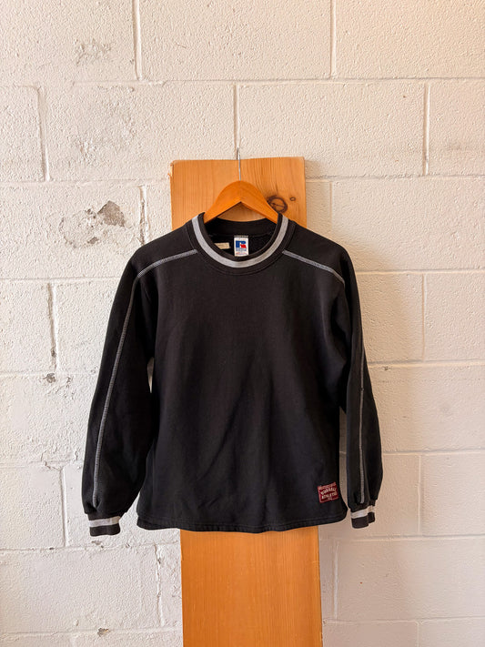 Black Russell Athletic Crewneck : Youth L