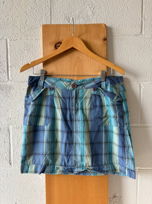 Plaid Y2K Skort : L