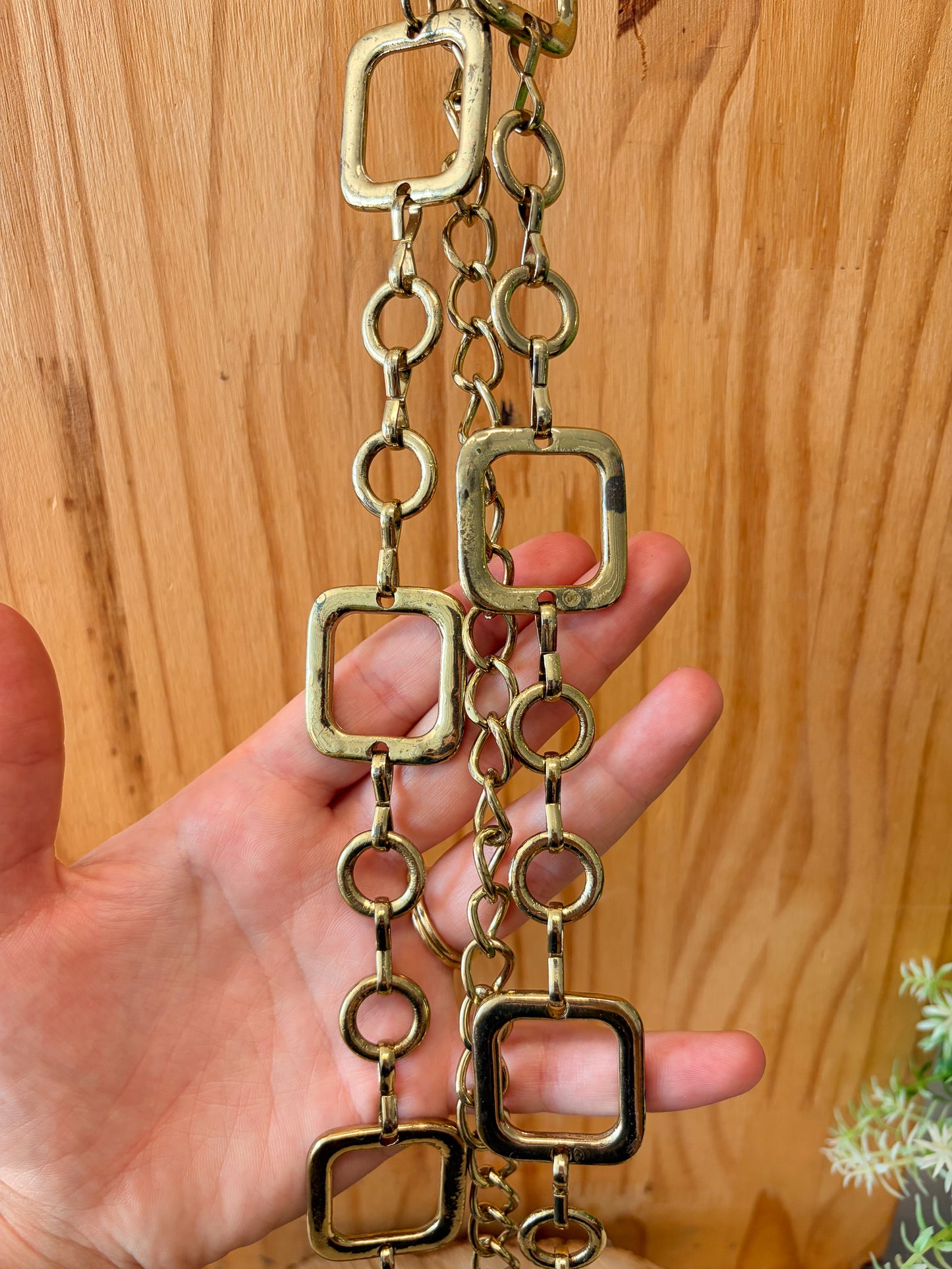 Gold Tone Chain Belt