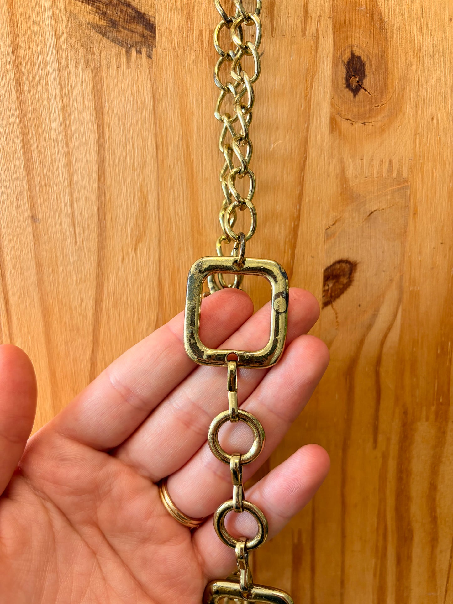 Gold Tone Chain Belt