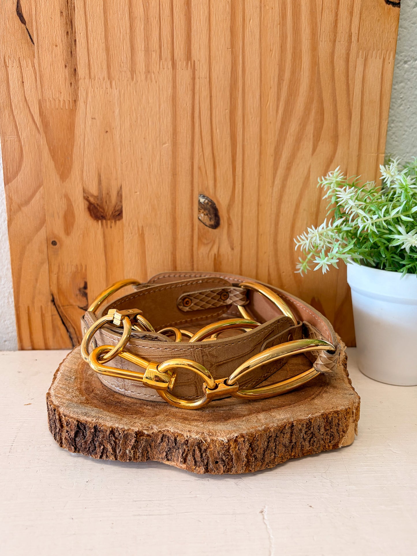 Per Se Made in Italy Leather Belt : XXL