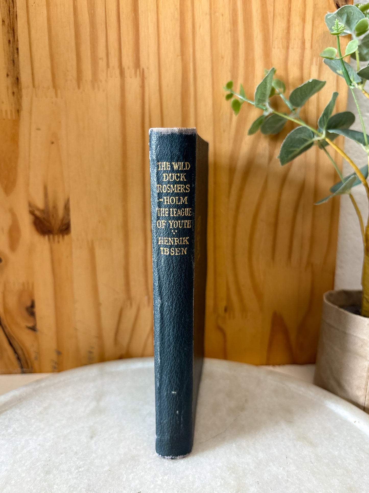 Vtg Book of Ibsen Works