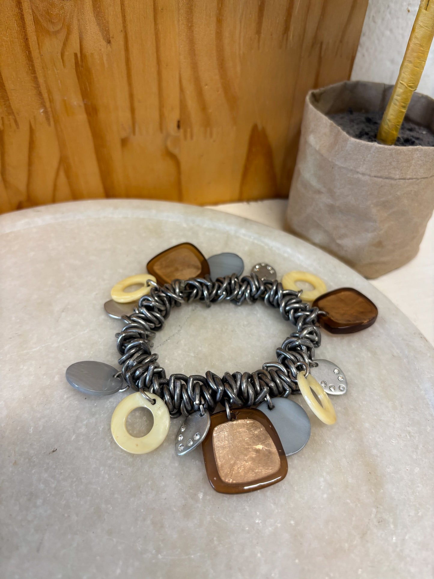 Chunky Charm Bracelet