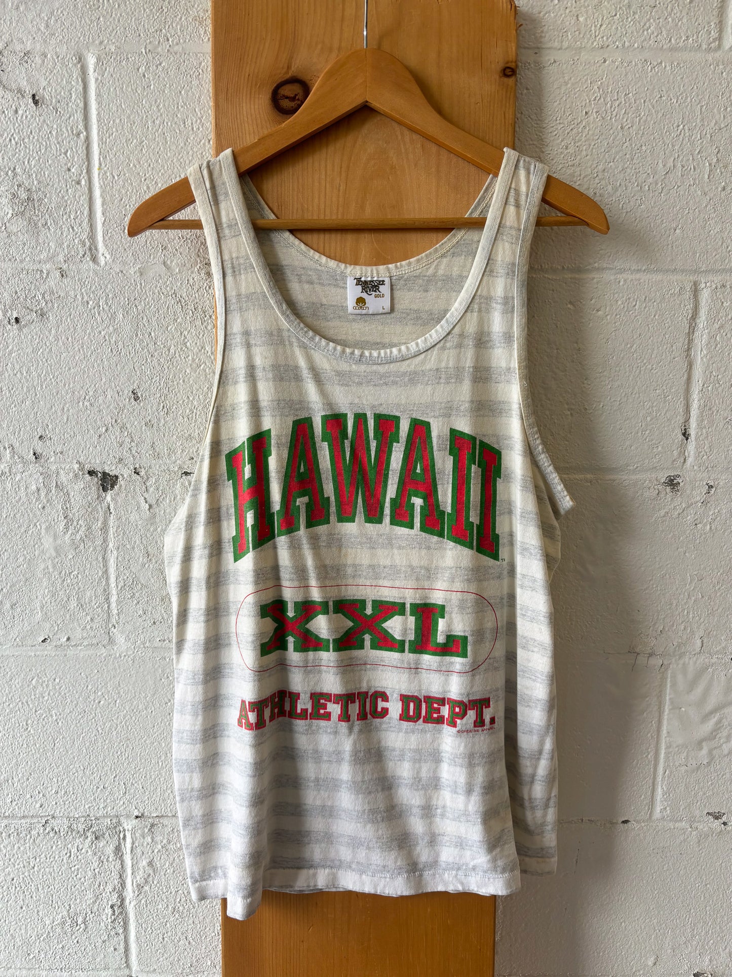 Vtg Hawaii Tank Top : L