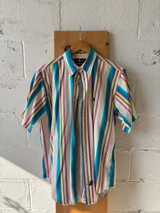 Striped Button Up : M