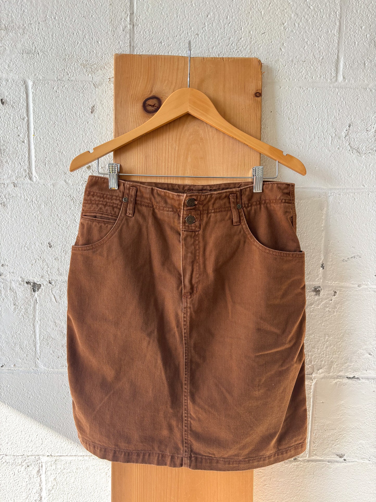Brown Skirt : 32” W