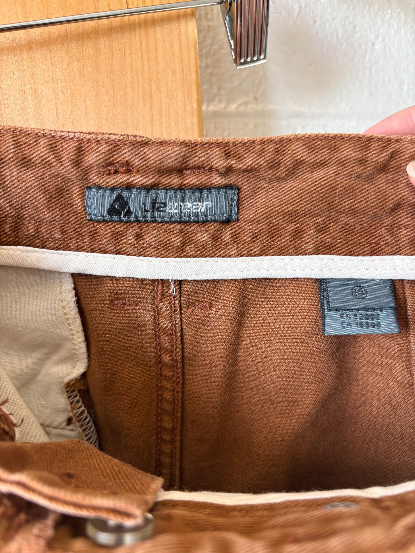 Brown Skirt : 32” W