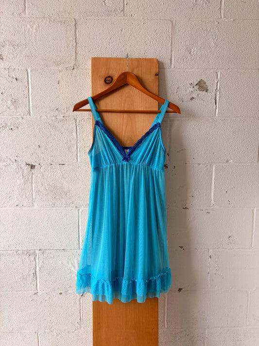 Blue Babydoll Slip : XL