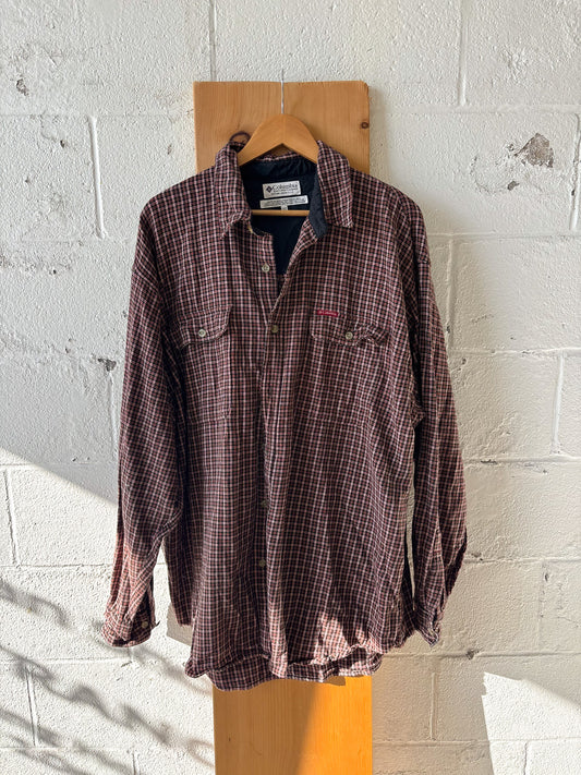 Red Columbia Flannel : XXL