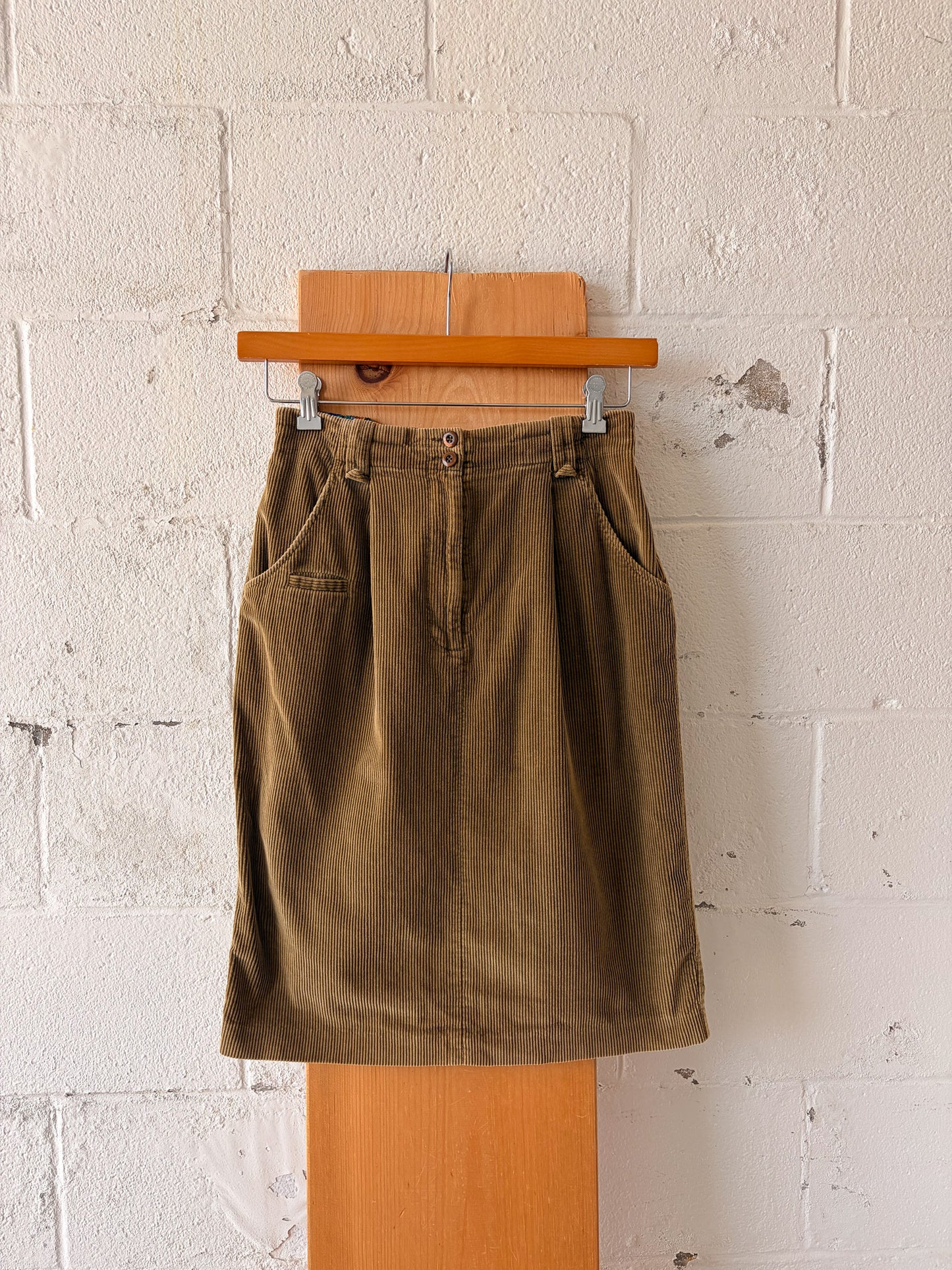 Vtg Corduroy Skirt : 8