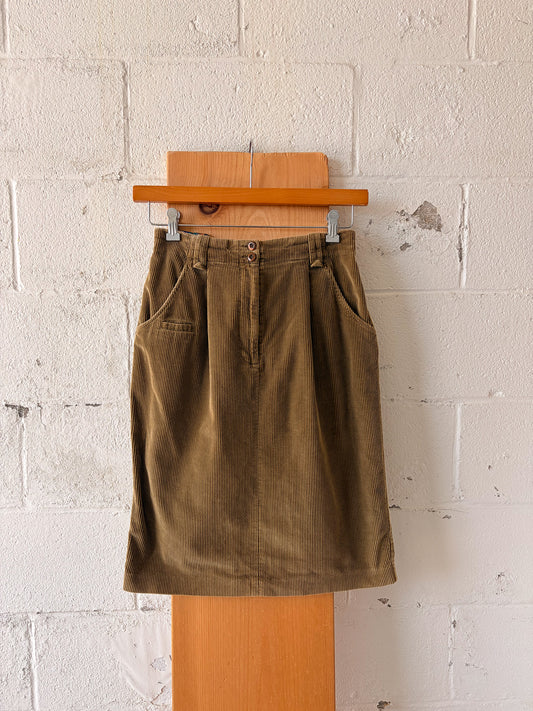 Vtg Corduroy Skirt : 8