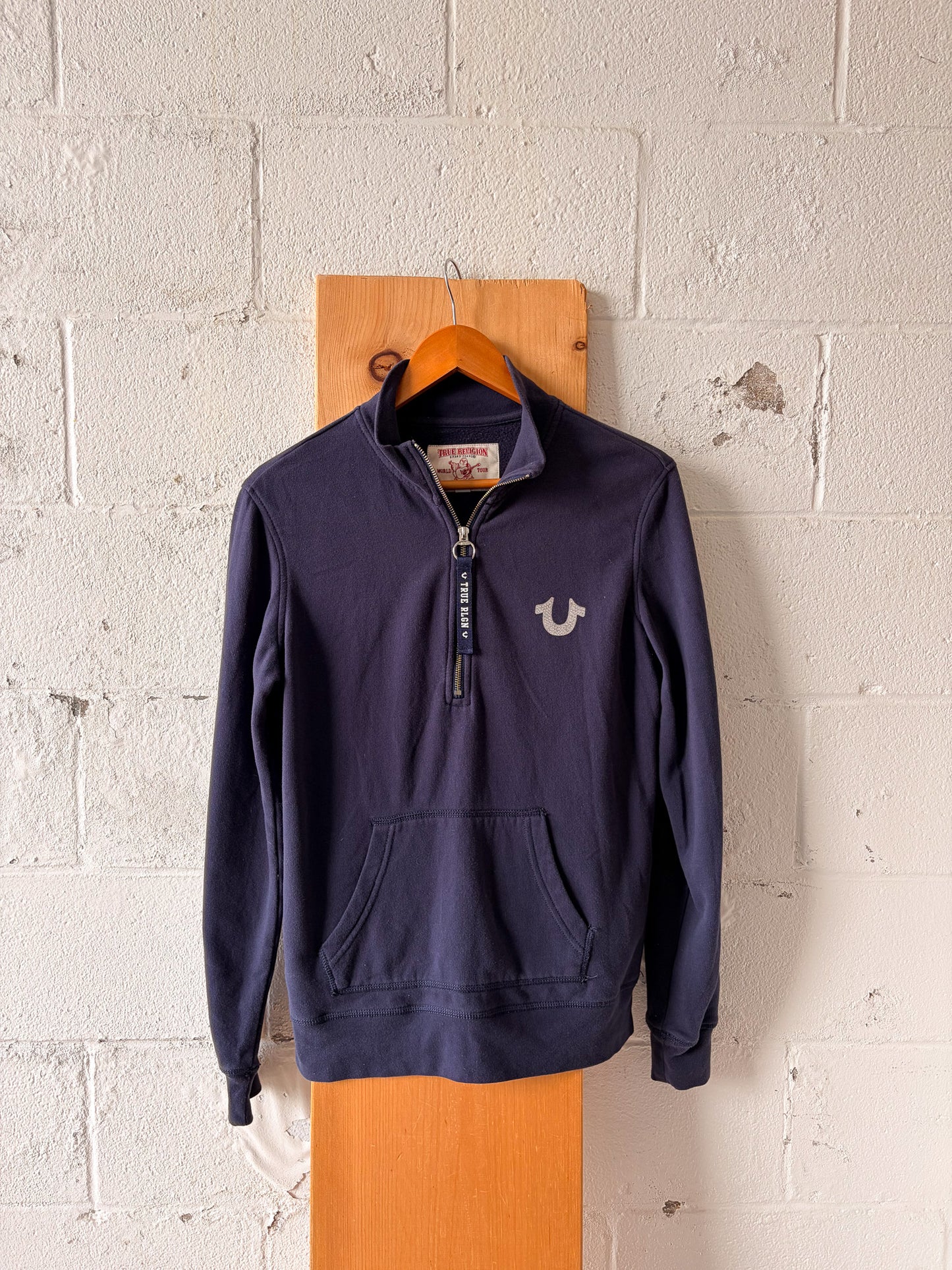 True Religion Quarter Zip : L