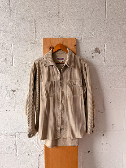 Vtg Corduroy Zip Up Jacket : L (As Is)