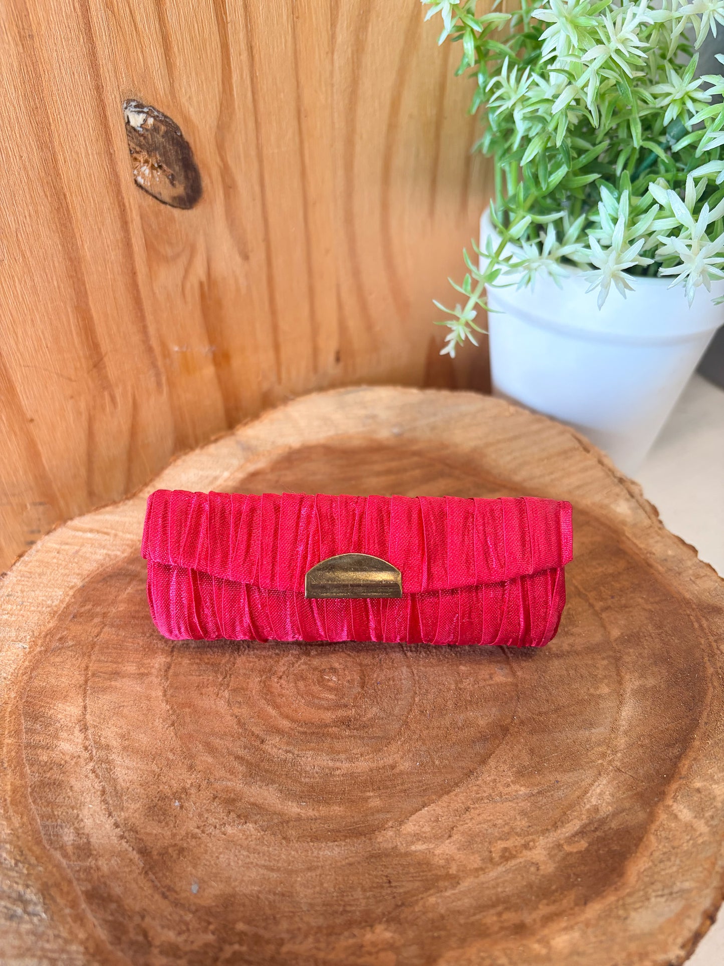 Vtg Red Lipstick Holder