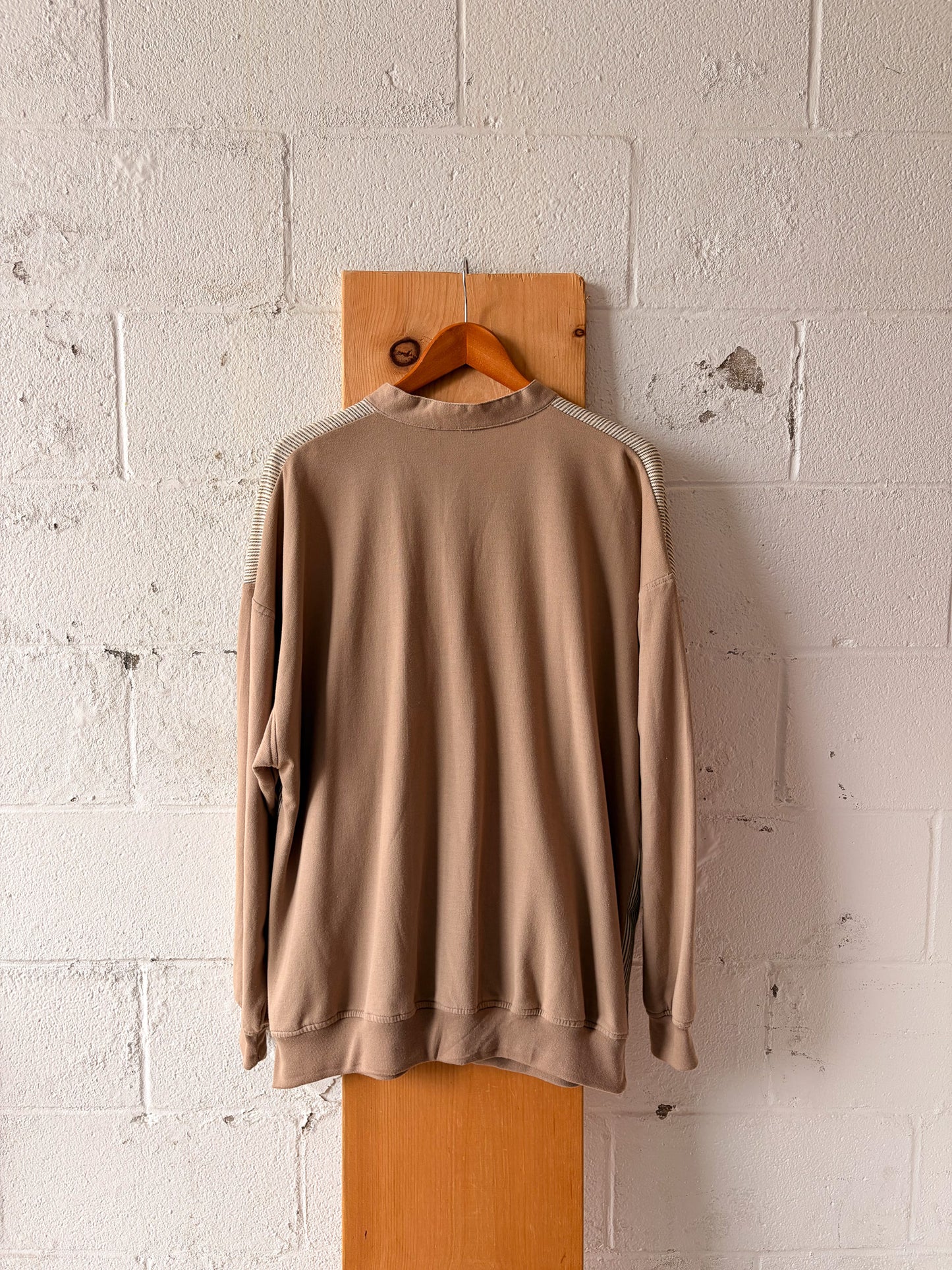 Brown Striped Pullover : XXL