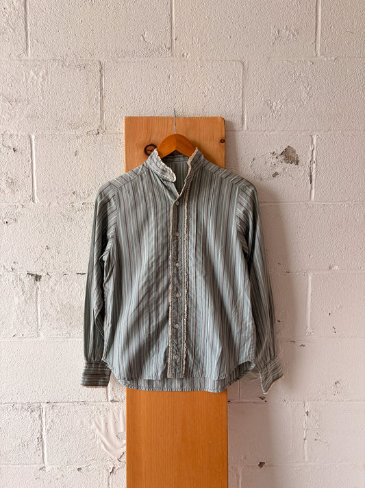 Lace Trim Blouse : S/M