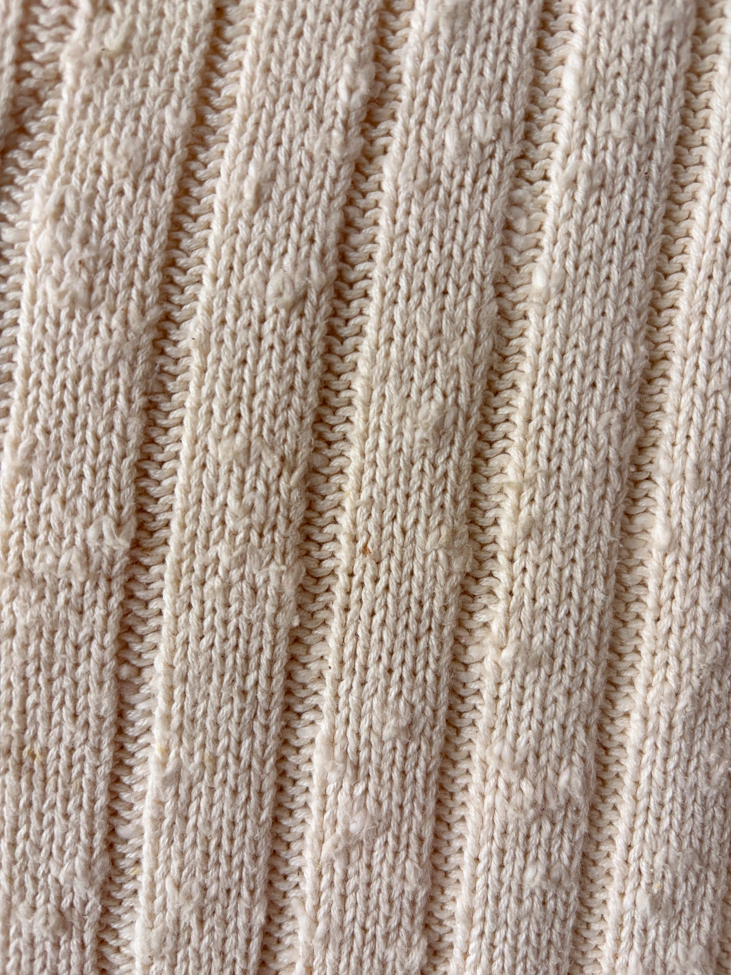 Vtg Cream Sweater Vest : S