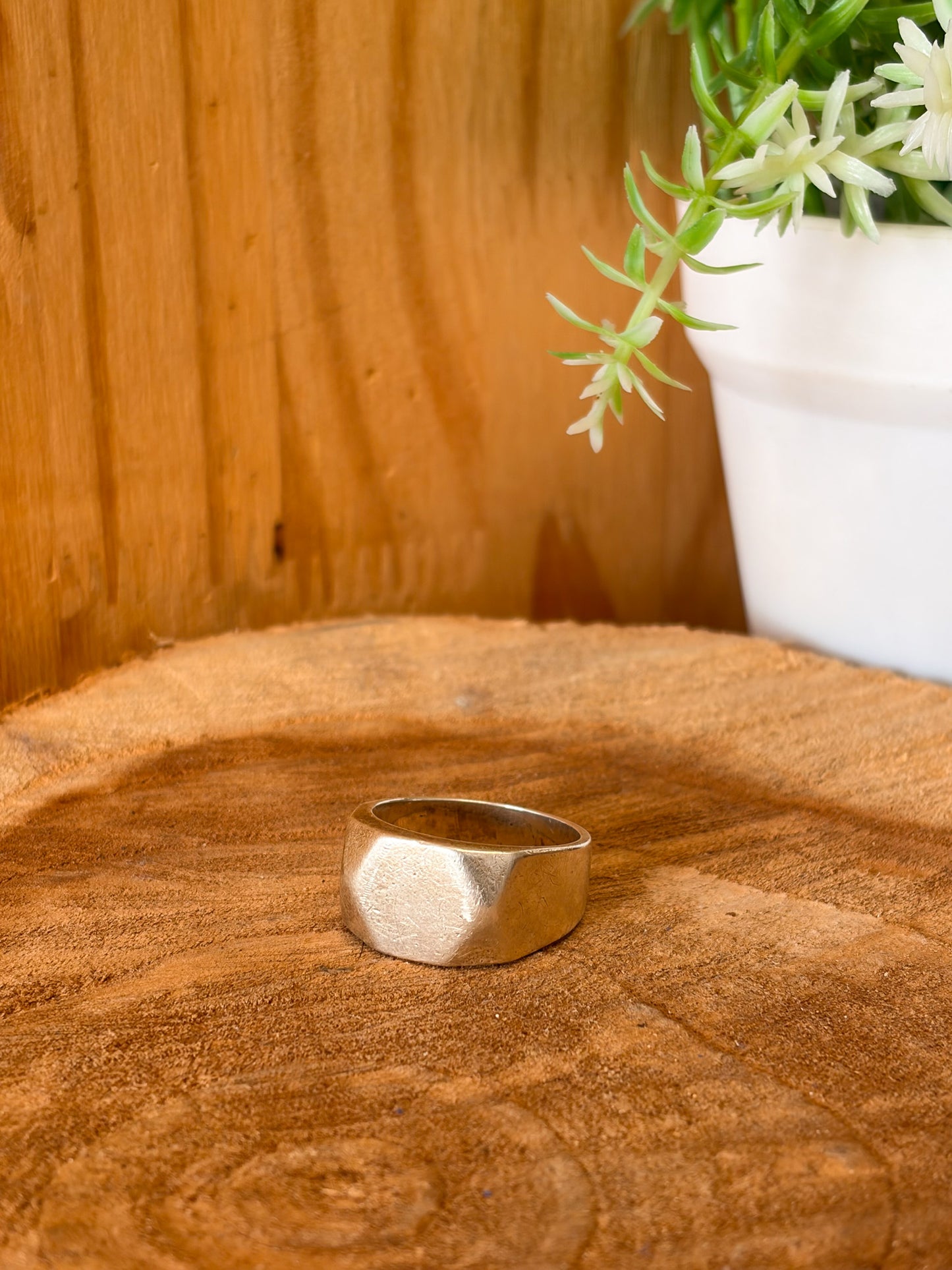 Mexico 925 Silver Ring : Size 8.75