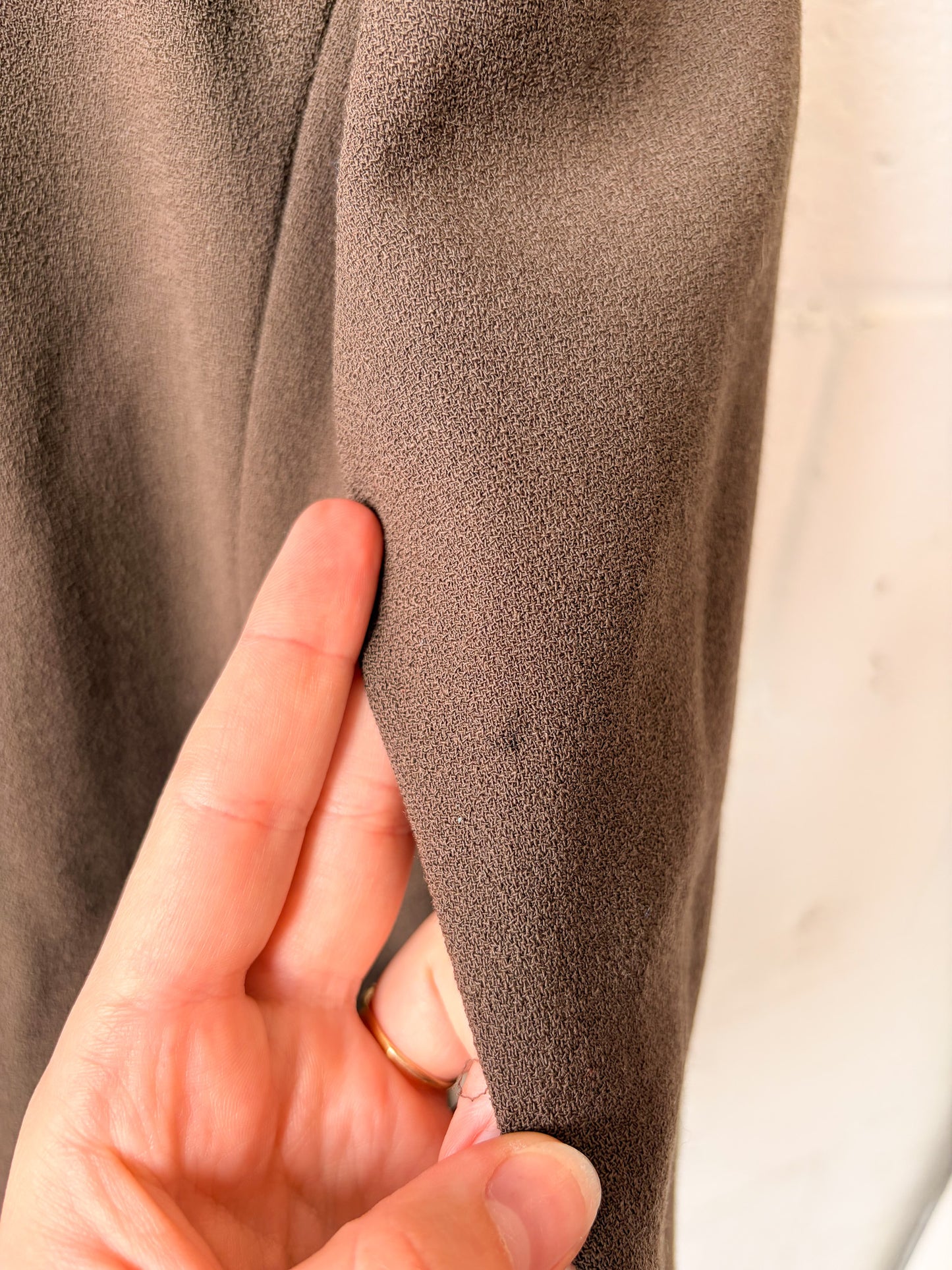 Vtg Brown & Black Wool Blazer : 6