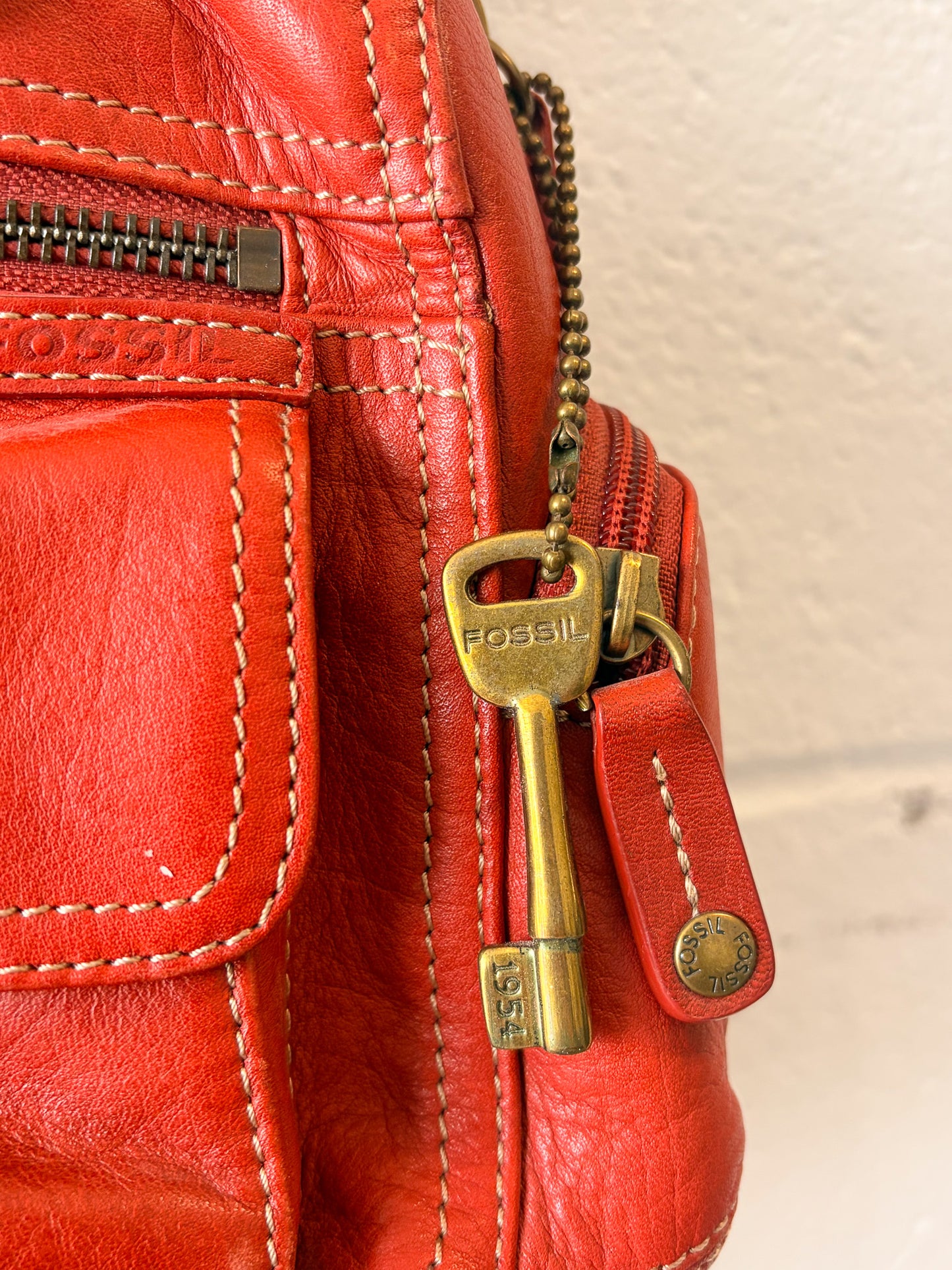 Rust Fossil Shoulder Bag