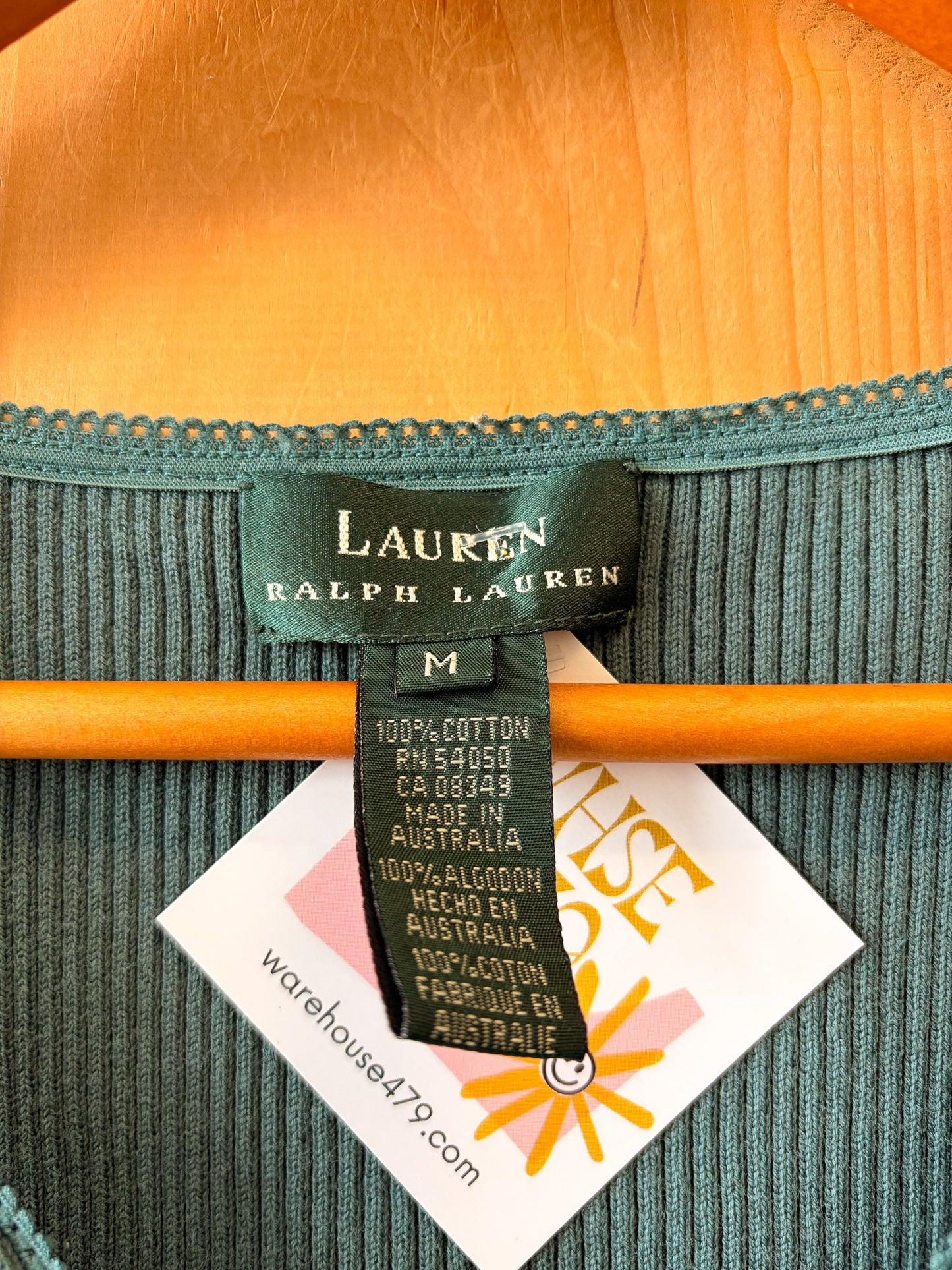 Ribbed Ralph Lauren Tank : M